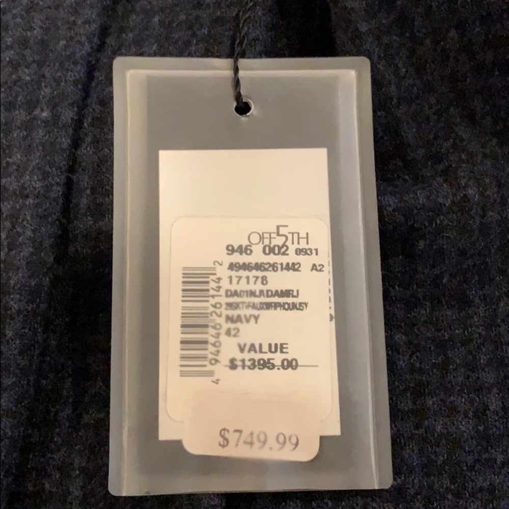 Giorgio Armani blue/grey wool pleated skirt. 40 - Picture 2 of 15